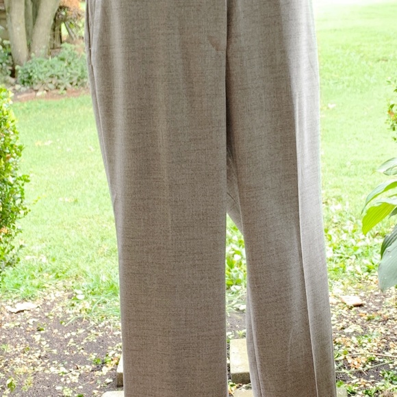 NWT - Ann Taylor Straight Fit Marled 31” Pants 12 - Picture 2 of 16